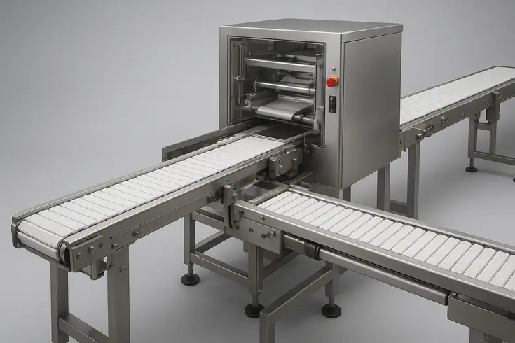 bandas transportadoras packaging — detalle técnico