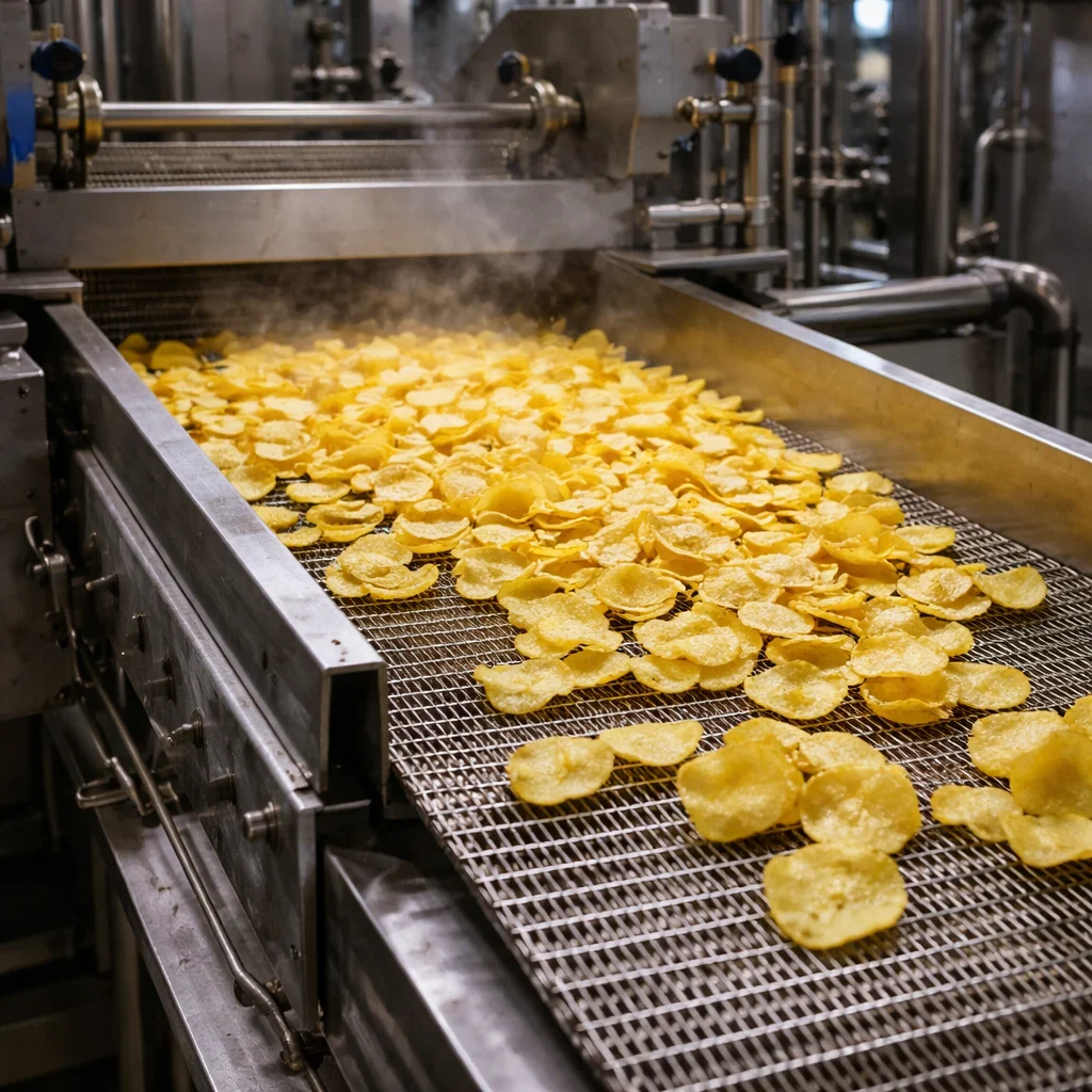 Cintas transportadoras metálicas para procesos industriales