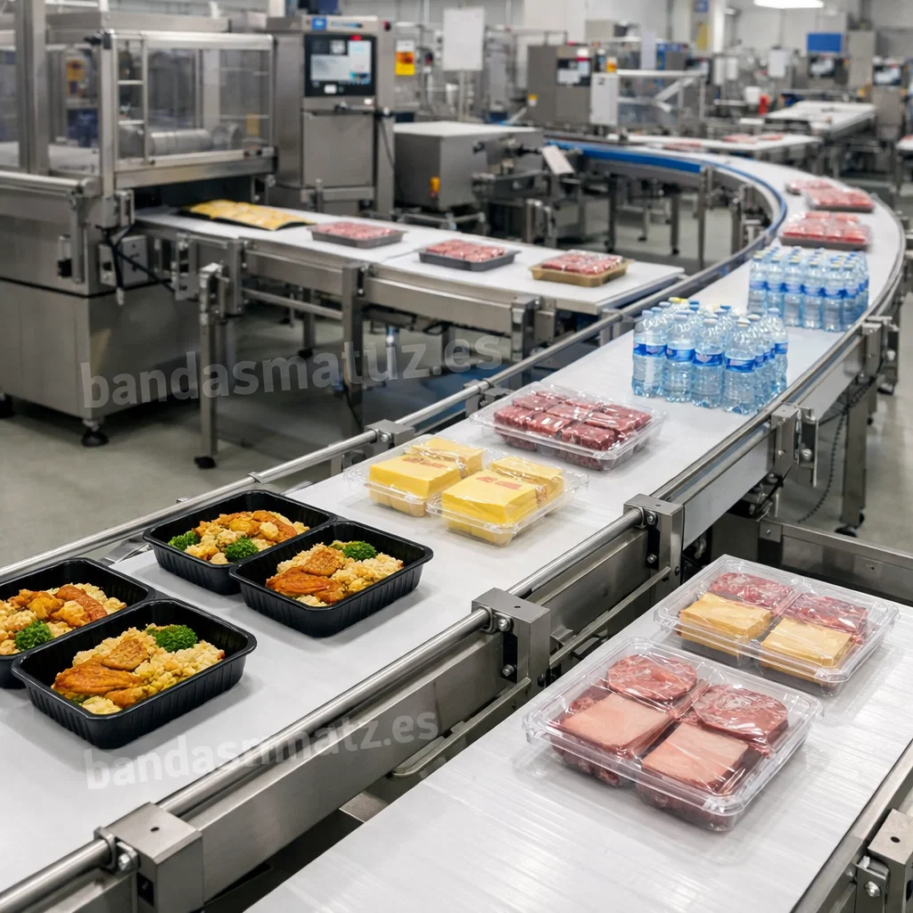 Cintas transportadoras de poliuretano (PU)