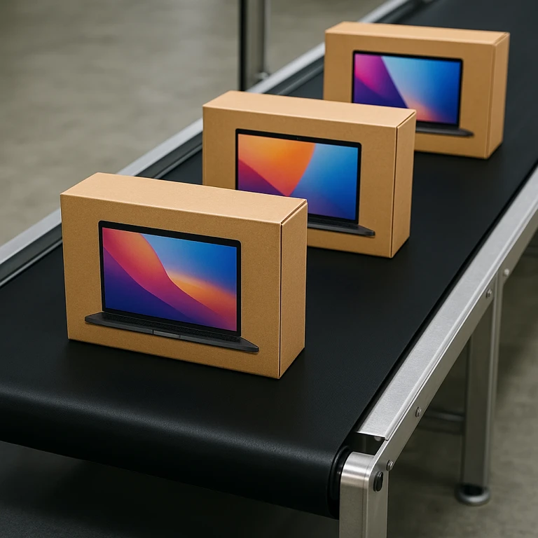 Cinta PVC negra para packaging